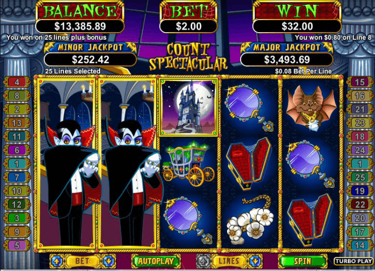 Count Spectacular slots