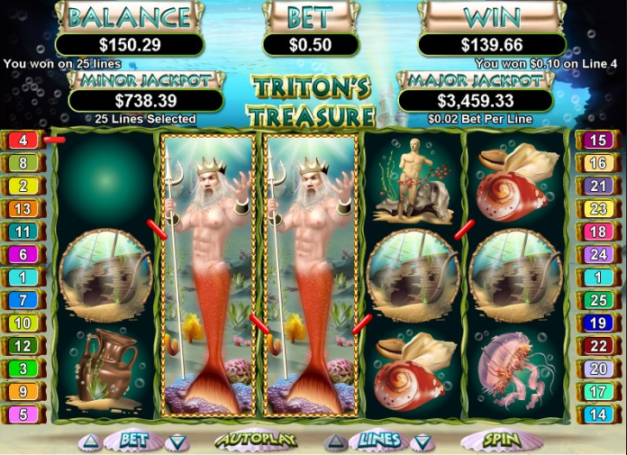 Triton Treasure slots