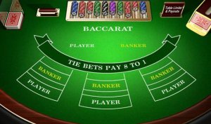 online baccarat table