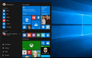 The picture shows design and what you can expect from the new windows 10
