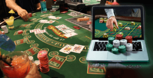 the battle, online vs land based casinos