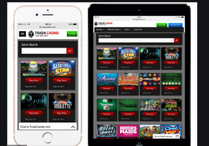 iPhone device at online mobile casino