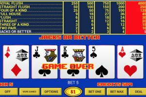 the game of video poker